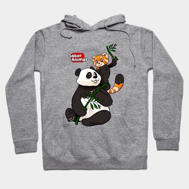 I LOVE PANDAS Hoodie by Saber Animal